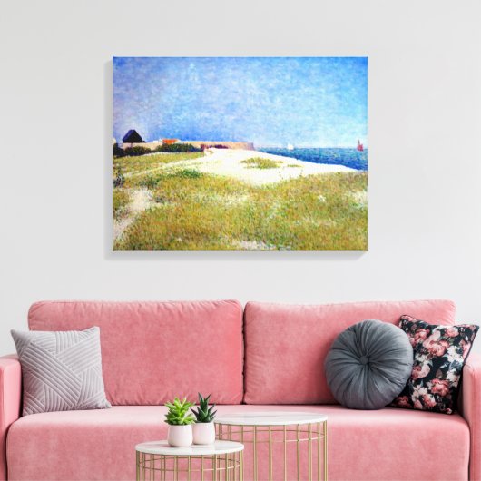 Toile Georges Seurat Vue sur Fort Samson (Insitu(Salon))