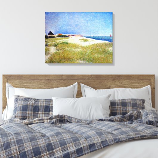 Toile Georges Seurat Vue sur Fort Samson (Insitu(Chambre))