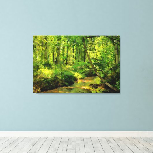 Toile GEORGIA CREEK Canvas Art (Insitu (Plancher de Bois))