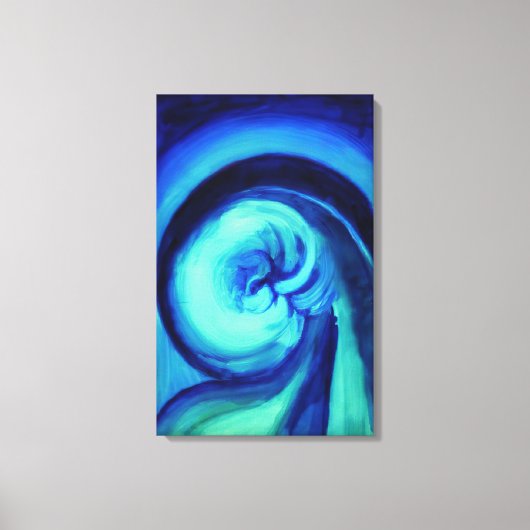 Toile Georgia O'Keeffe - Bleu I (Recto)