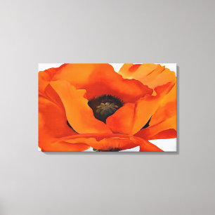 Toile Georgia O'Keeffe - Pavot rouge