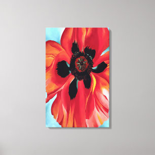 Toile Georgia O'Keeffe - Red Poppy VI