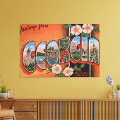 Toile Géorgie (Rose cherokee) - Grandes Scènes de lettre (Insitu(Salon))