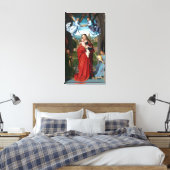 Toile Gerard David Virgin et enfant avec quatre anges (Insitu(Chambre))