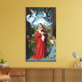 Toile Gerard David Virgin et enfant avec quatre anges (Insitu(Salon))