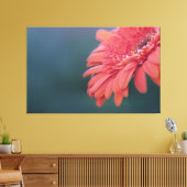 Toile Gerbera fleur rouge (Insitu(Salon))