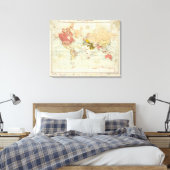 Toile Gère la carte de l'Atlas colonial (Insitu(Chambre))