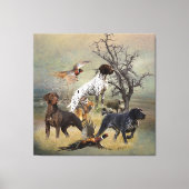 Toile German Shorthaired Pointers (GSP)       (Recto)