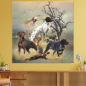 Toile German Shorthaired Pointers (GSP)       (Insitu(Salon))