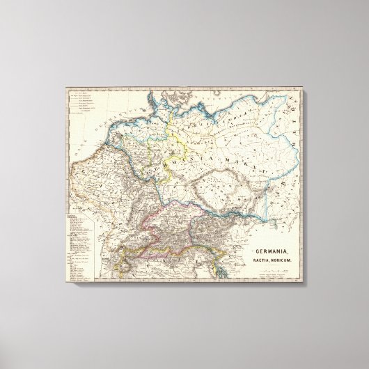 Toile Germania, Raetia, Noricum (Recto)