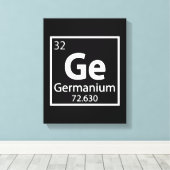 Toile Germanium - Tableau périodique scientifique allema (Insitu (Plancher de Bois))