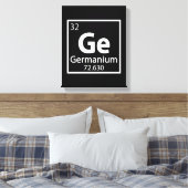 Toile Germanium - Tableau périodique scientifique allema (Insitu(Chambre))