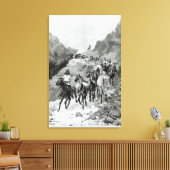 Toile Geronimo et son groupe (Insitu(Salon))