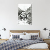 Toile Geronimo et son groupe (Insitu(Chambre))