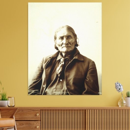 Toile Geronimo (Guiyatle) Apache Amérindiens (Insitu(Salon))