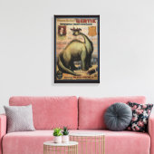 Toile Gertie Le Dinosaur (Insitu(Salon))