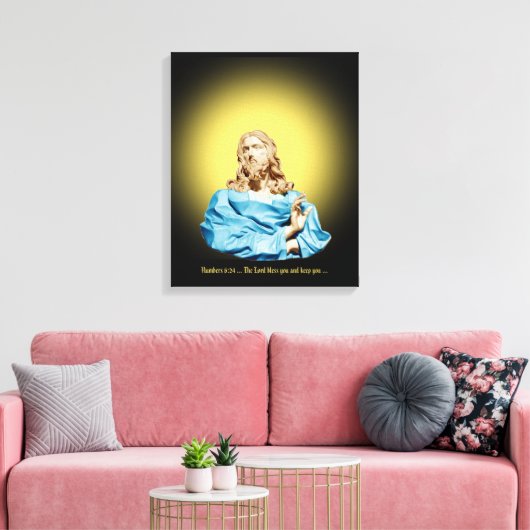 Toile Gian Lorenzo Bernini Bust of Christ 1679 (Insitu(Salon))