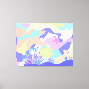 Toile Giant Joyeux Anniversaire Abstrait Art Moderne