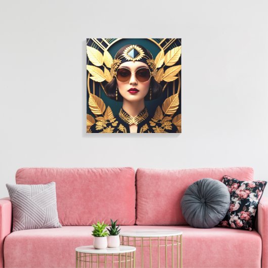 Toile Gilded Glamour (Insitu(Salon))