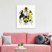 Toile Gillam Family Crest (Insitu(Salon))