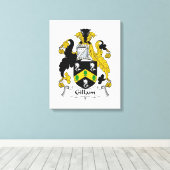 Toile Gillam Family Crest (Insitu (Plancher de Bois))