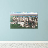 Toile Gillette, WY - Où l'Antelope Roam (Insitu (Plancher de Bois))