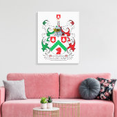 Toile Gilstrap Family Crest (Insitu(Salon))