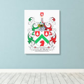 Toile Gilstrap Family Crest (Insitu (Plancher de Bois))