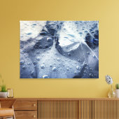 Toile Gingko Feuille et Raindrops (Insitu(Salon))