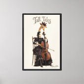 Toile Girafe avec un violoncelle (Recto)