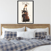 Toile Girafe avec un violoncelle (Insitu(Chambre))