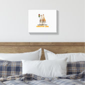 Toile Girafe de Jam drôle de jeu de mots (Insitu(Chambre))
