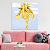 Toile Girafe Mignonne et Colorée (Insitu(Salon))
