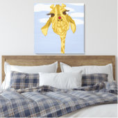 Toile Girafe Mignonne et Colorée (Insitu(Chambre))