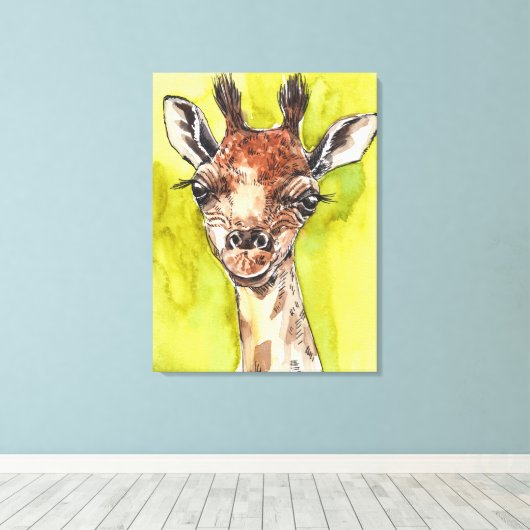 Toile Giraffe (Insitu (Plancher de Bois))