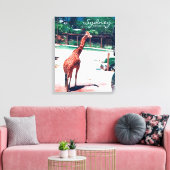 Toile Giraffe animal Sydney Australie (Insitu(Salon))
