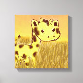 Toile Giraffe Cute Imprimer (Recto)