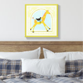 Toile Giraffe de carrousel par Juin Erica Vess (Insitu(Chambre))