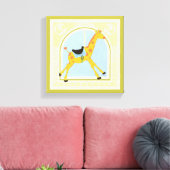 Toile Giraffe de carrousel par Juin Erica Vess (Insitu(Salon))