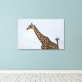 Toile Giraffe (Giraffa camelopardalis), Chobe National P (Insitu (Plancher de Bois))