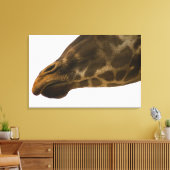 Toile Giraffe, gros plan (Insitu(Salon))