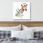 Toile Giraffe Imprimer Safari Animaux (Insitu(Chambre))