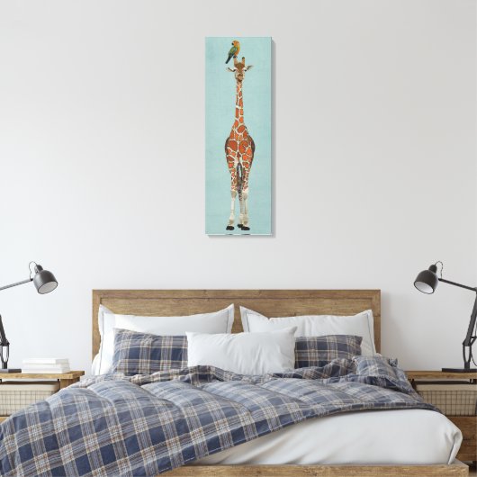 TOILE GIRAFFE & PARROT (Insitu(Chambre))
