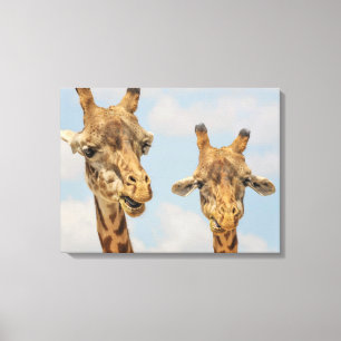 Toile Giraffes