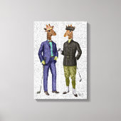 Toile Giraffes de golf (Recto)