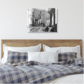 Toile Giraffes sur l'escalier aux Anglais (Insitu(Chambre))