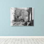 Toile Giraffes sur l'escalier aux Anglais (Insitu (Plancher de Bois))