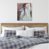 Toile Girl Arranging Her Hair, 1886 (Insitu(Chambre))