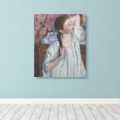 Toile Girl Arranging Her Hair, 1886 (Insitu (Plancher de Bois))