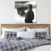 Toile Girl with clouds (Insitu(Chambre))